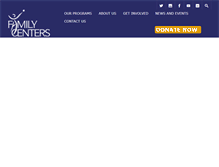 Tablet Screenshot of familycenters.org